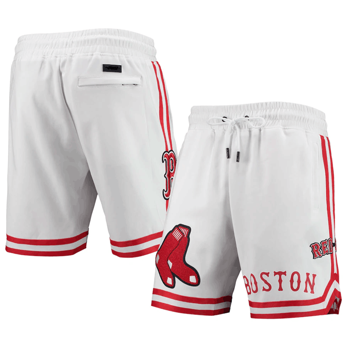 Men's Boston Red Sox White Shorts Men's Boston Red Sox White Shorts